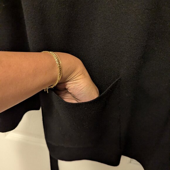 Aritzia Ty Cardigan Short in Black - Picture 6 of 10